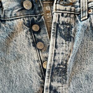 Vintage 80’s Levi’s  501’s acid wash. Made in USA